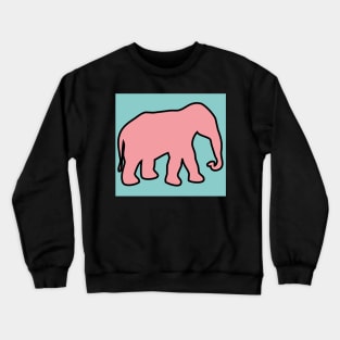 pink elephant Crewneck Sweatshirt